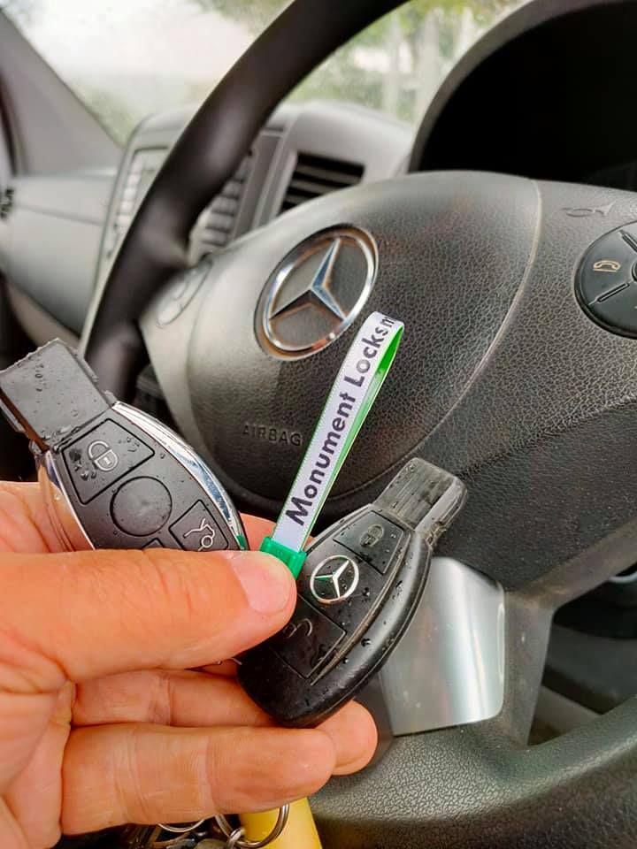 Mercedes-Benz keys programmed by Monument Locksmiths