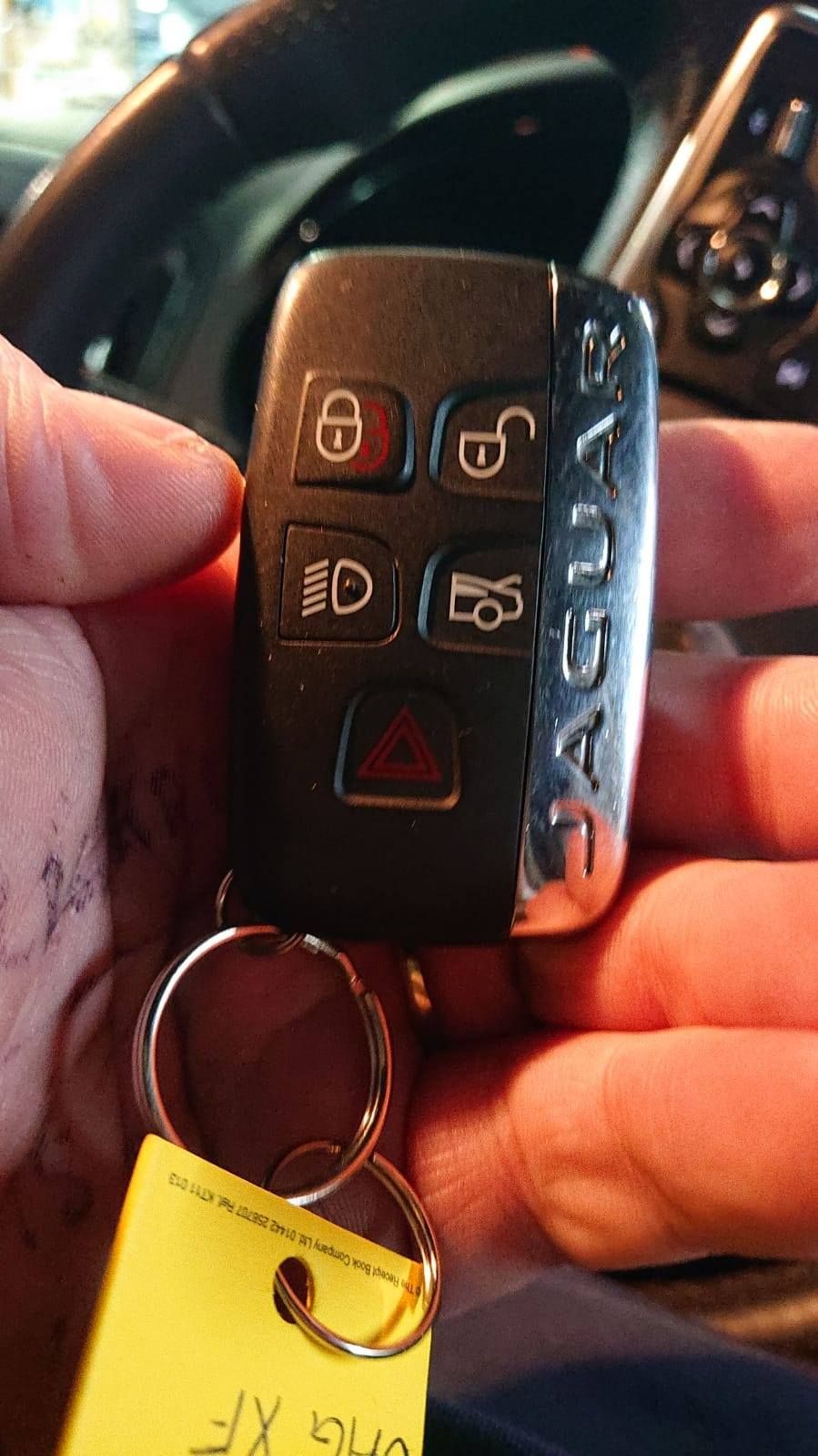 Jaguar smart key programmed by Monument Locksmiths Penrith