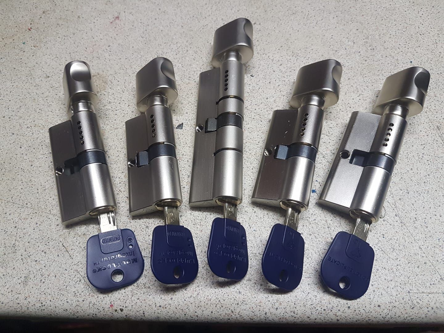 Euro cylinder locks and keys supplied by Monument Locksmiths Penrith