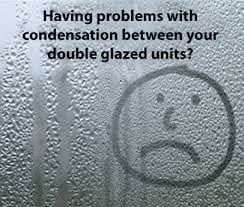 Condensation between double glazed units, glass replacement by Monument Locksmiths