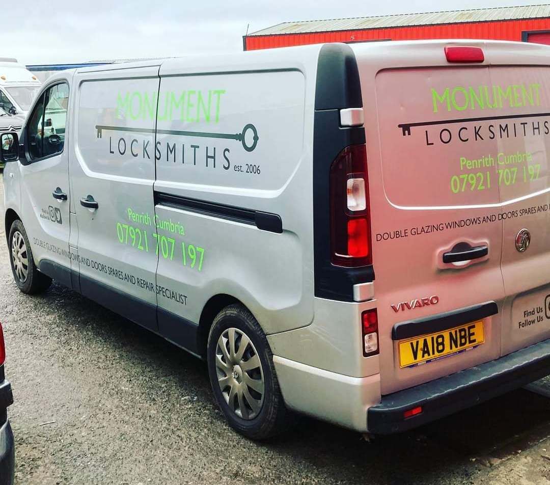 Monument Locksmiths van, double glazing windows and doors specialist
